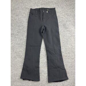 NILS Snow Pants Womens 8 Long Gray Softshell Insulated Ski Dermizax Stretch